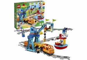 LEGO® Konstruktionsspielsteine »Güterzug (10875), LEGO® DUPLO® Town«, (105 St)