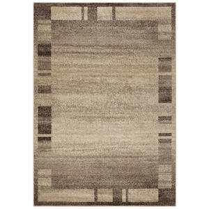 Novel Webteppich, Braun, Textil, 67x135 cm, für Fußbodenheizung geeignet, Teppiche & Böden, Teppiche, Moderne Teppiche