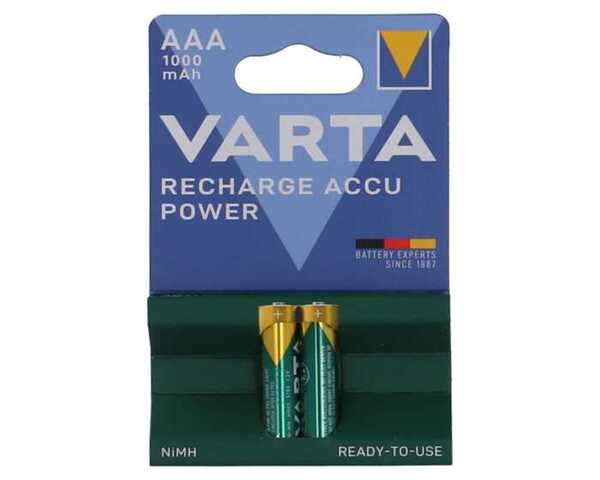 Bild 1 von VARTA 2er AAA Batterie Recharge Accu Power