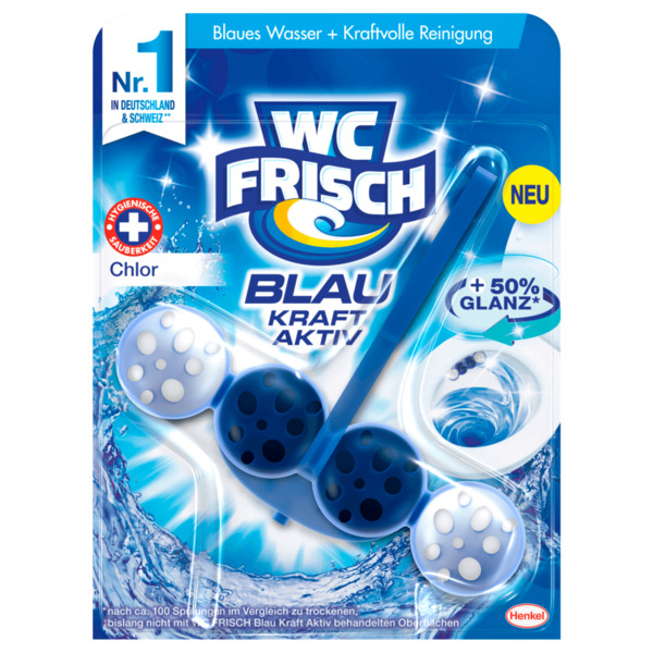 Bild 1 von WC Frisch Kraft-Aktiv Blau Chlor 50g