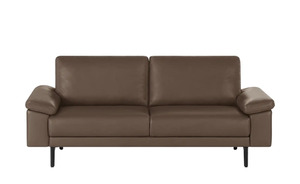 hülsta Sofa Sofabank aus Leder  HS 450 braun Maße (cm): B: 198 H: 85 T: 95 Polstermöbel
