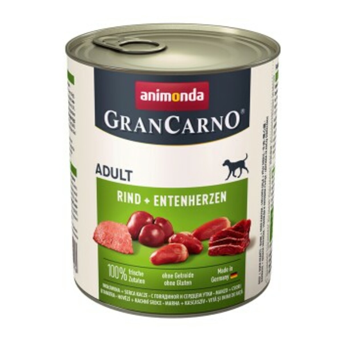Bild 1 von animonda GranCarno Original Adult Rind & Entenherzen 6x800 g