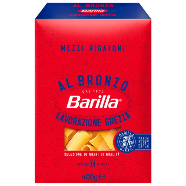 Bild 1 von Barilla Mezzi Rigatoni Al Bronzo 400g