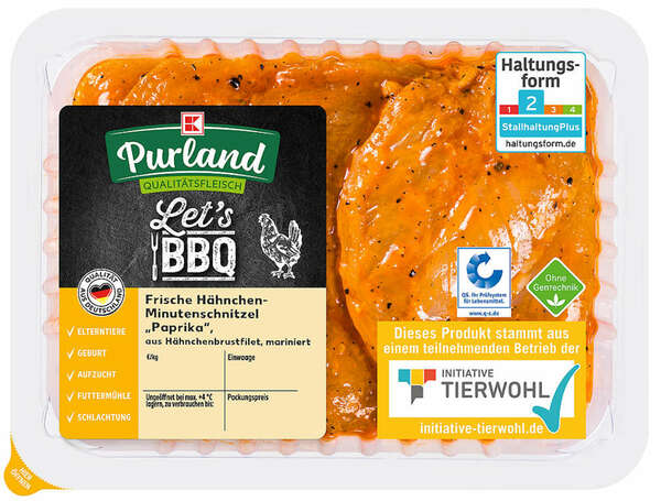 Bild 1 von K-PURLAND Hähnchen-Minutenschnitzel