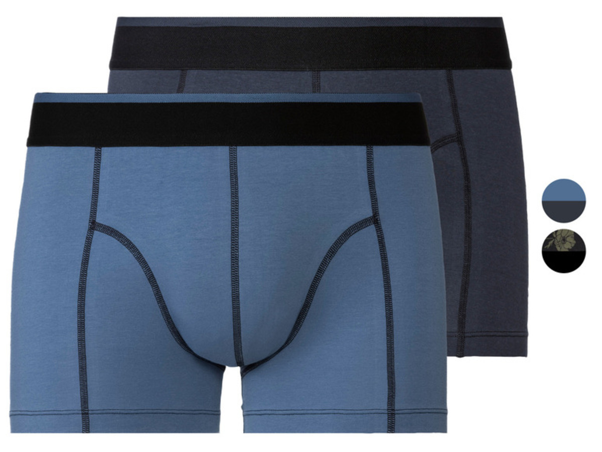 Bild 1 von LIVERGY® Herren Boxer, 2 Stück, mit hohem Baumwollanteil