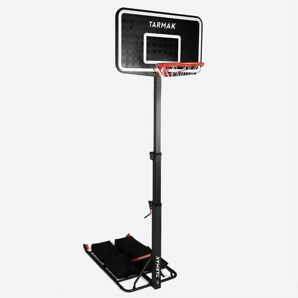 Bild 1 von TARMAK Basketball Korbanlage klappbar mit Rollen 2,40 bis 3,05 m - B100 Easy Box