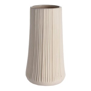 Vase Notches, Porzellan, D:9cm x H:17cm, weiß