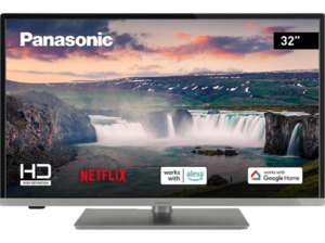 PANASONIC TX-32MS350E LED TV (Flat, 32 Zoll / 80 cm, HD-ready, SMART TV), Silber