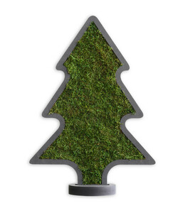 Weihnachtsbaum aus Waldmoos, ca. B27/H37/T2 cm