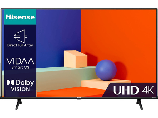 Bild 1 von HISENSE 50A6K LED TV (Flat, 50 Zoll / 127 cm, UHD 4K, SMART TV, VIDAA U6), Schwarz