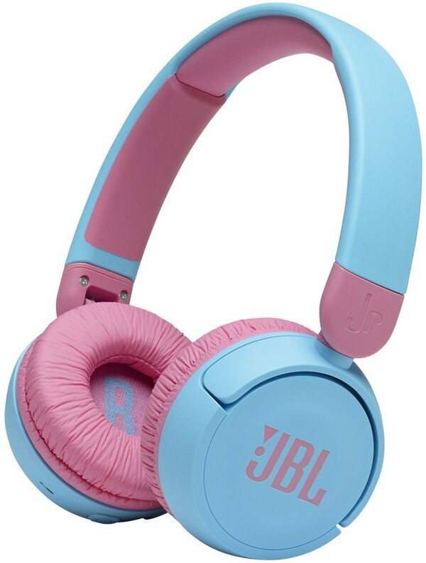 Bild 1 von JBL JR310BT Bluetooth-Kopfhörer blau/rosa