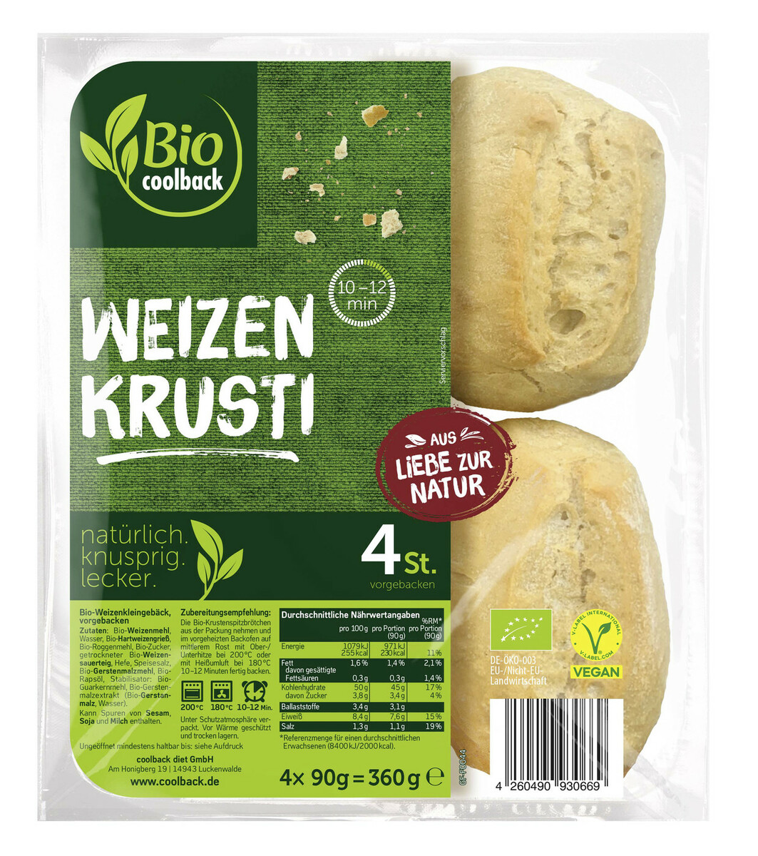 Bild 1 von Bio Coolback Weizenkrusti 360g