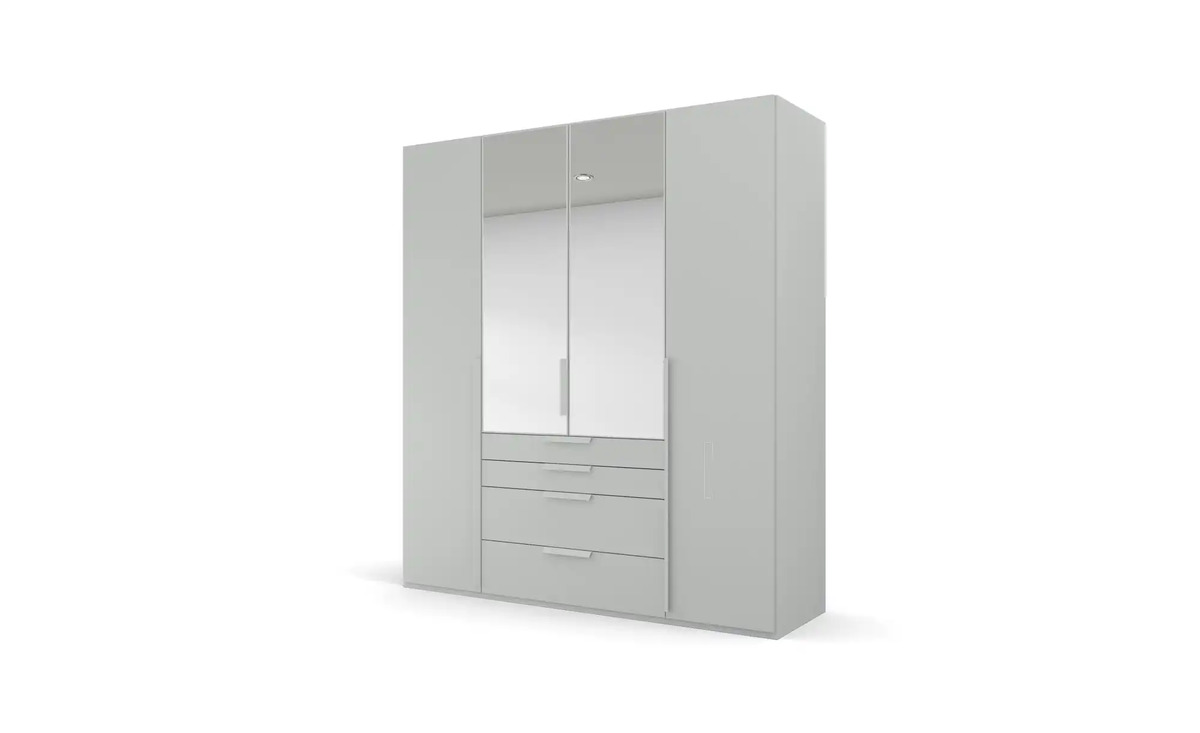 Bild 1 von Drehtürenschrank ¦ grau ¦ Maße (cm): B: 201 H: 223 Schränke > Kleiderschränke > Drehtürenschränke - Sconto