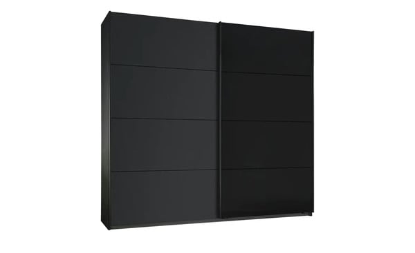 Bild 1 von Schwebetürenschrank  Quadra ¦ schwarz ¦ Maße (cm): B: 226 H: 210 T: 62 Schränke > Kleiderschränke > Schwebetürenschränke - Sconto