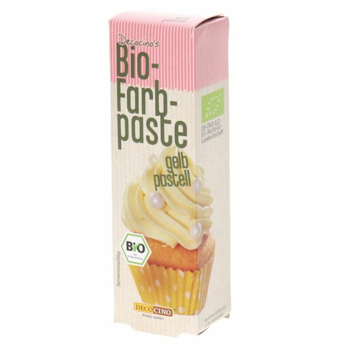 Bild 1 von Decocino 2 x BIO Farbpaste (gelb pastell)