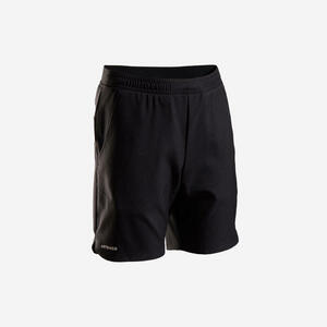 Tennis-Shorts TSH500 Kinder schwarz