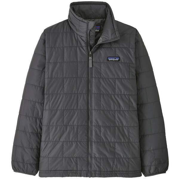 Bild 1 von Patagonia K' S NANO PUFF BRICK QUILT JKT Kinder Isolationsjacke FORGE GREY W/NOBLE GREY