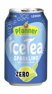 Pfanner Eistee Lemon Zero Sparkling 0,33l DPG