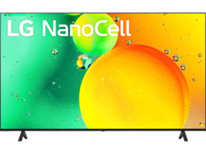 LG 43NANO756QC NanoCell TV (Flat, 43 Zoll / 109 cm, UHD 4K, SMART TV, webOS22), Schwarz