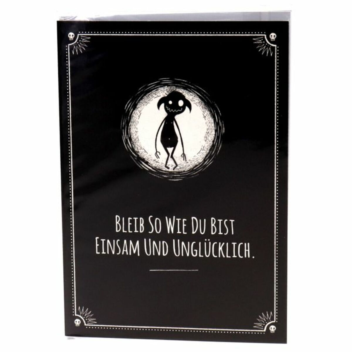 Bild 1 von Pechkeks Pechwunschkarte "Einsam und unglücklich"