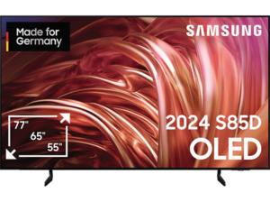 SAMSUNG GQ65S85D OLED TV (Flat, 65 Zoll / 163 cm, 4K, SMART TV, Tizen), Schwarz