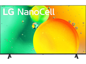 LG 55NANO756QC NanoCell TV (Flat, 55 Zoll / 139 cm, UHD 4K, SMART TV, webOS 22 mit ThinQ), Schwarz