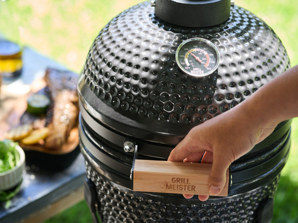 Bild 2 von GRILLMEISTER Holzkohle Keramikgrill, Ø 26,5 cm
