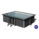 Bild 1 von Gre Pool-Set, Grau, Holzwerkstoff, 326x124x466 cm, Freizeit, Pools und Wasserspaß, Pools, Aufstellpools