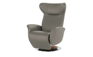 JOOP! Relaxsessel aus Leder  Lounge 8140 grau Maße (cm): B: 85 H: 109 T: 88 Polstermöbel