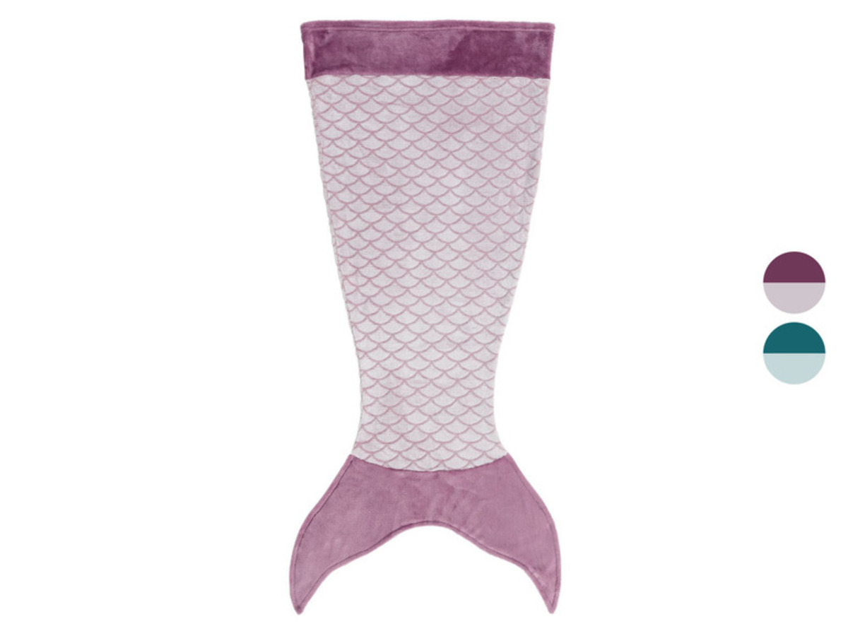 Bild 1 von LIVARNO home Kinder Kuscheldecke, Meerjungfrauen-Design