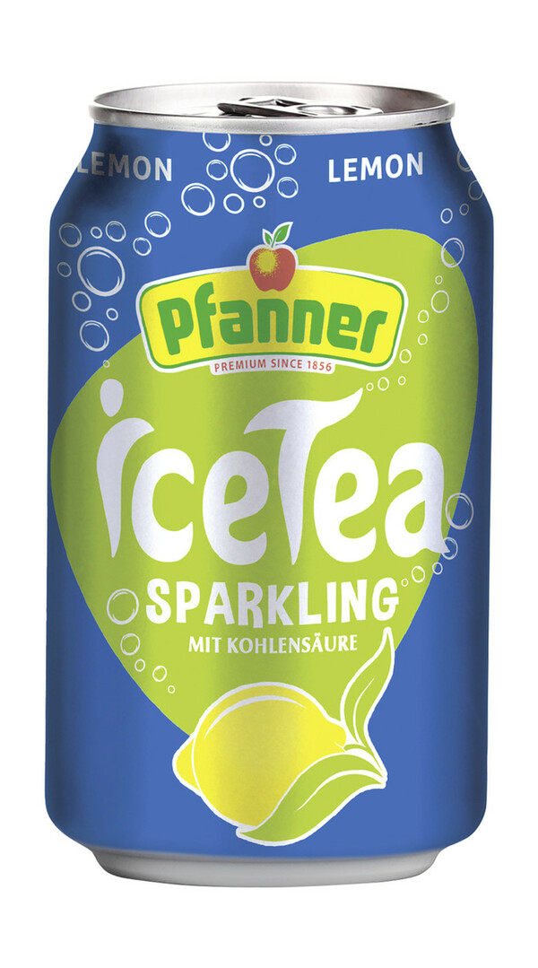 Bild 1 von Pfanner Ice Tea Sparkling Lemon 0,33L