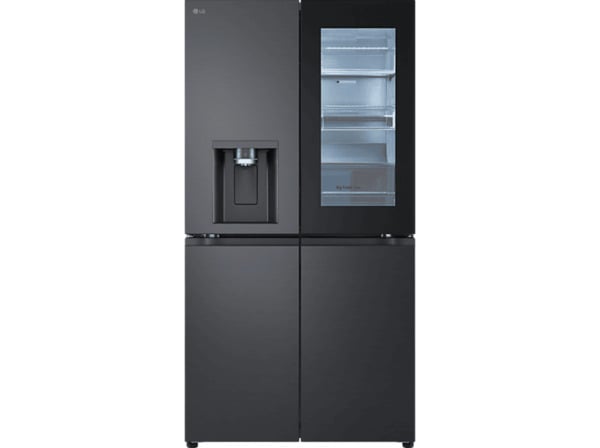 Bild 1 von LG GMG960EVEE InstaView® Multi-Door mit Craft Ice French-Door (E, 1792 mm hoch, Essence Black Steel), Essence Black Steel