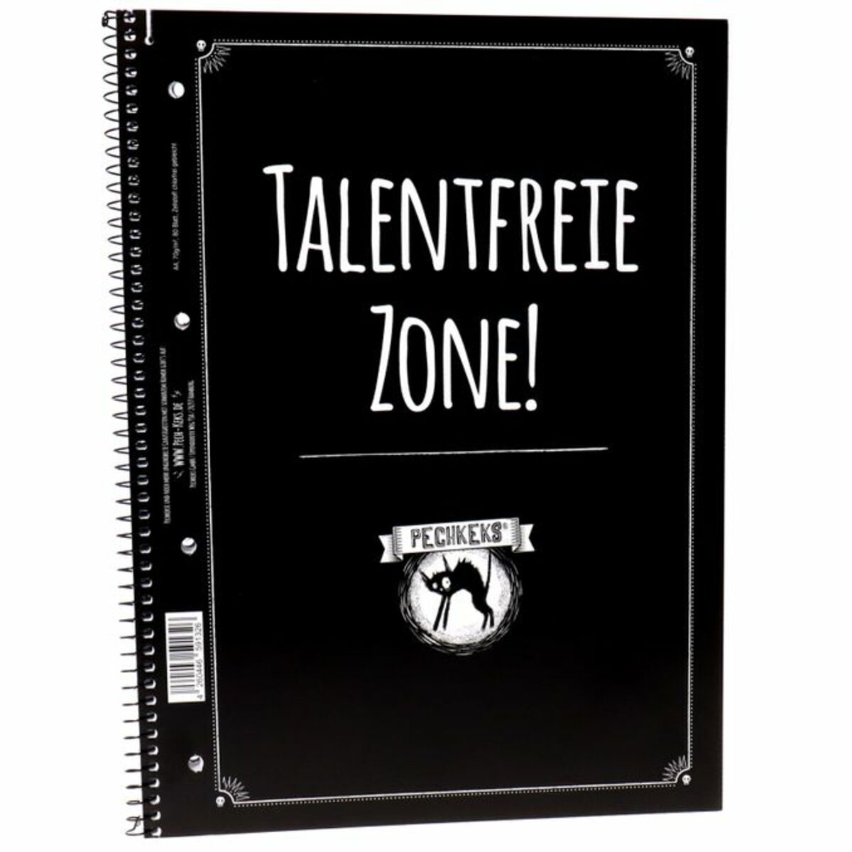 Bild 1 von Pechkeks Collegeblock "Talentfreie Zone"