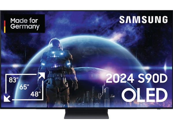 Bild 1 von SAMSUNG GQ48S90D OLED TV (Flat, 48 Zoll / 122 cm, 4K, SMART TV, Tizen), Graphite Black