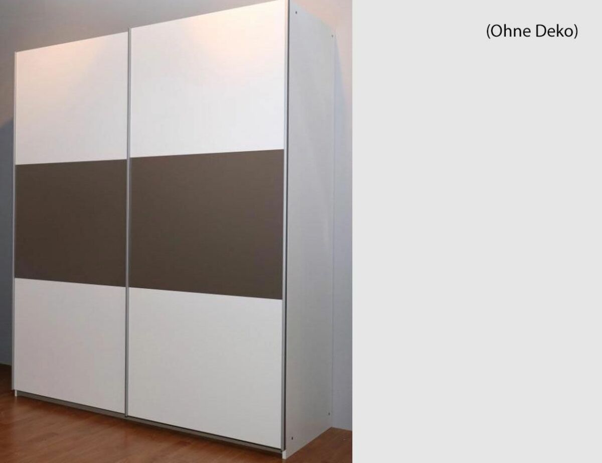 Bild 1 von Schwebetürenschrank Nelas Weiß, Grau
