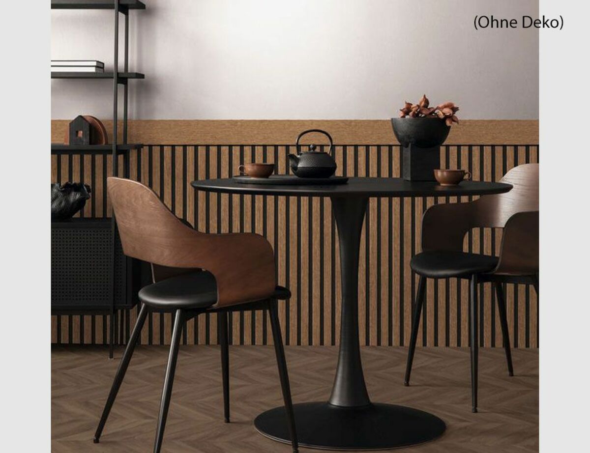 Bild 2 von Vliestapete Holz Dunkelbraun, quer
