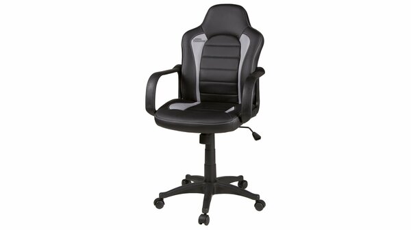 Bild 1 von Gaming Stuhl Drehstuhl schwarz - grau - ROBIN