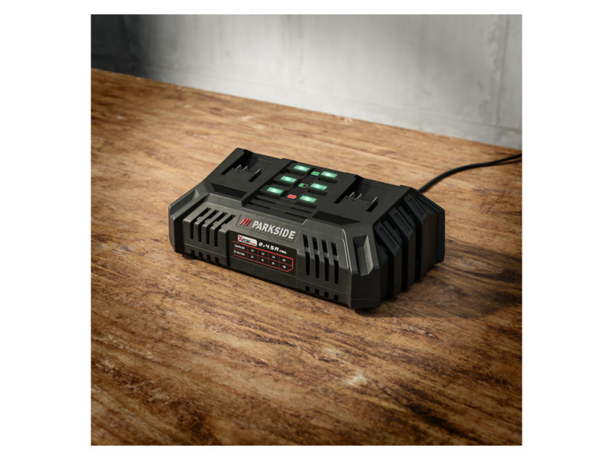 Bild 2 von PARKSIDE® 20 V Akku-Doppelladegerät »PDSLG 20 B1«, 2 x 4,5 A