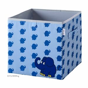 Lifeney Aufbewahrungsbox DieMaus Elefant, blau