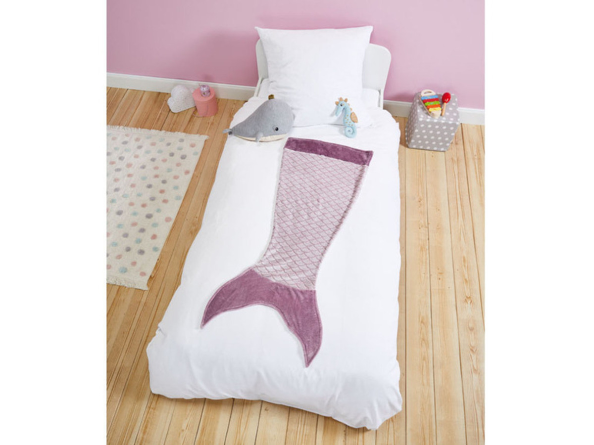 Bild 4 von LIVARNO home Kinder Kuscheldecke, Meerjungfrauen-Design