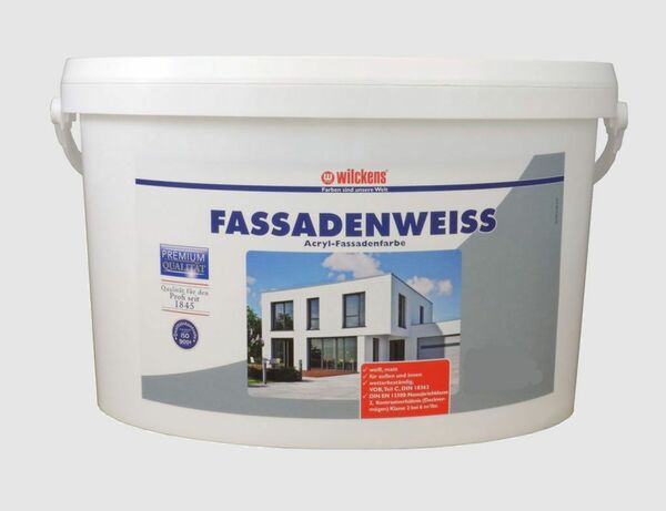 Bild 1 von Premium Fassadenfarbe weiß