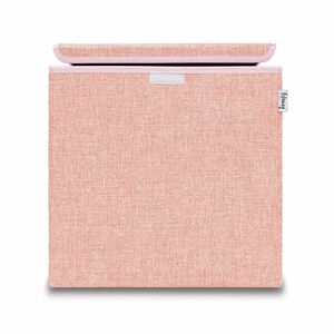 Lifeney Aufbewahrungsbox mit Deckel, rosa, 33x33x33cm