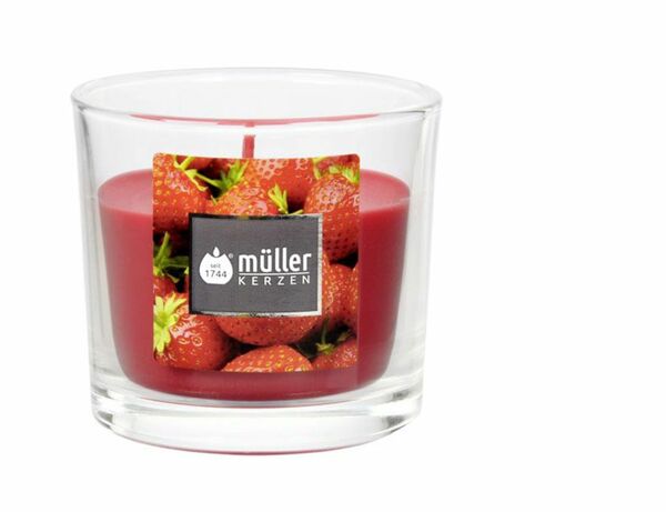 Bild 1 von Duft-Kerzenglas Erdbeere