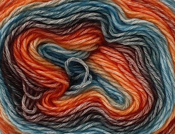 Bild 2 von Strickgarn Regenbogen