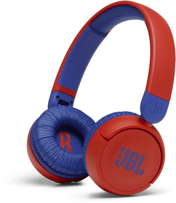 Bild 1 von JBL JR310BT Bluetooth-Kopfhörer rot/blau