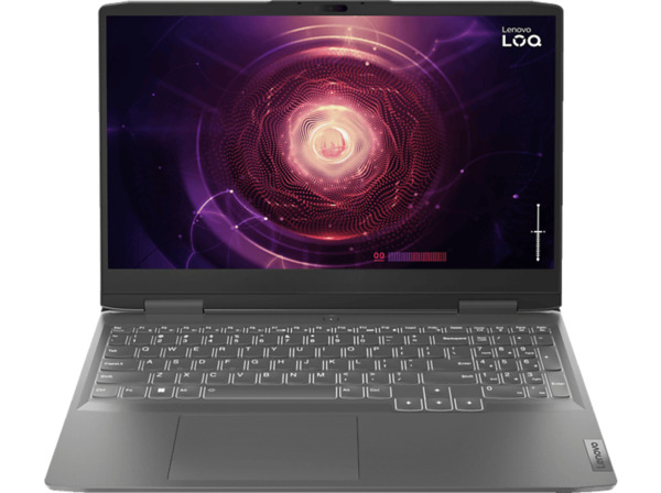 Bild 1 von LENOVO LOQ 15, Gaming Notebook, mit 15,6 Zoll Display, AMD Ryzen™ 7,7840HS Prozessor, 16 GB RAM, 1 TB SSD, NVIDIA GeForce RTX™ 4060, Storm Grey, Windows 11 Home (64 Bit), Storm Grey