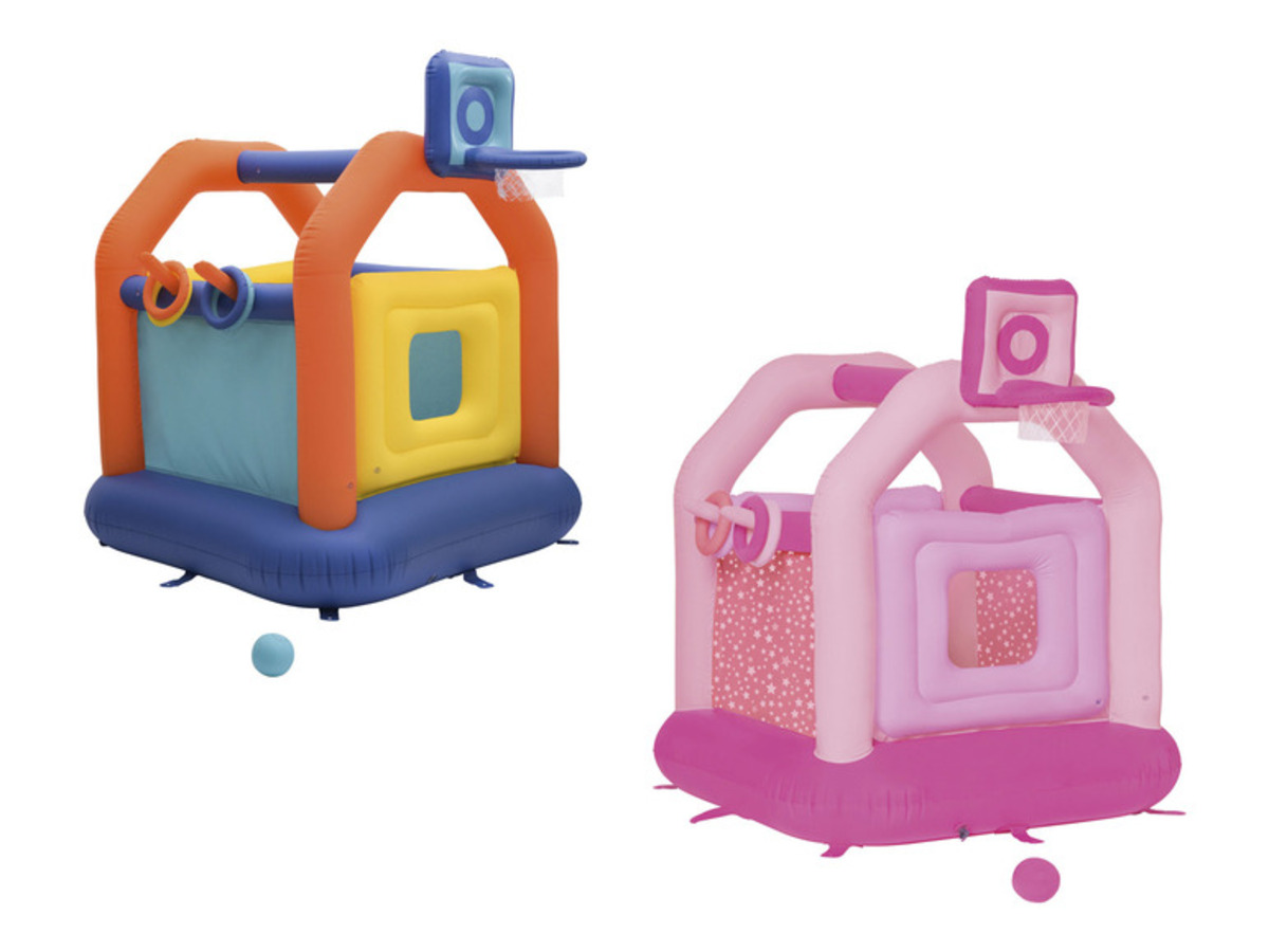 Bild 1 von Playtive Hüpfburg, 14-teilig, mit Basketballkorb und Wurfspiel