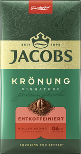 Jacobs Krönung Kaffee entkoffeiniert gemahlen 500G
