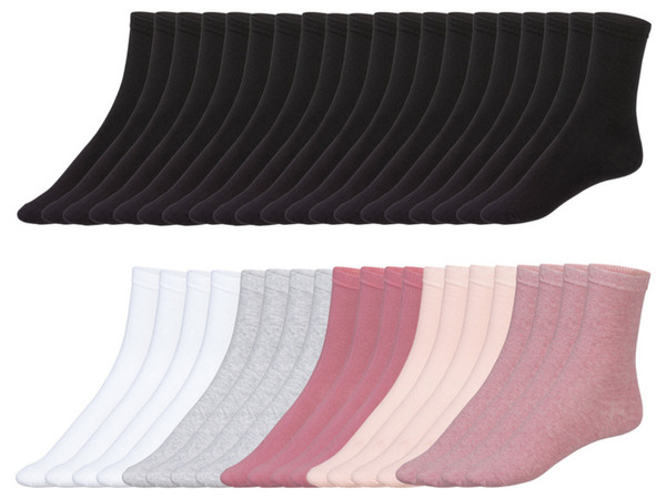 Bild 1 von esmara® Damen Socken, 20 Paar, mit hohem Baumwollanteil