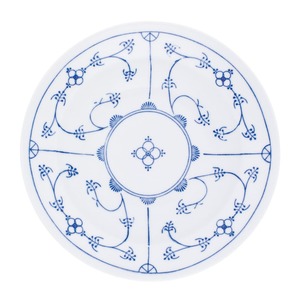 KAHLA Teller tief /Suppenteller Ø 22 cm BLAU SACS Weiß mit blauem Dekor